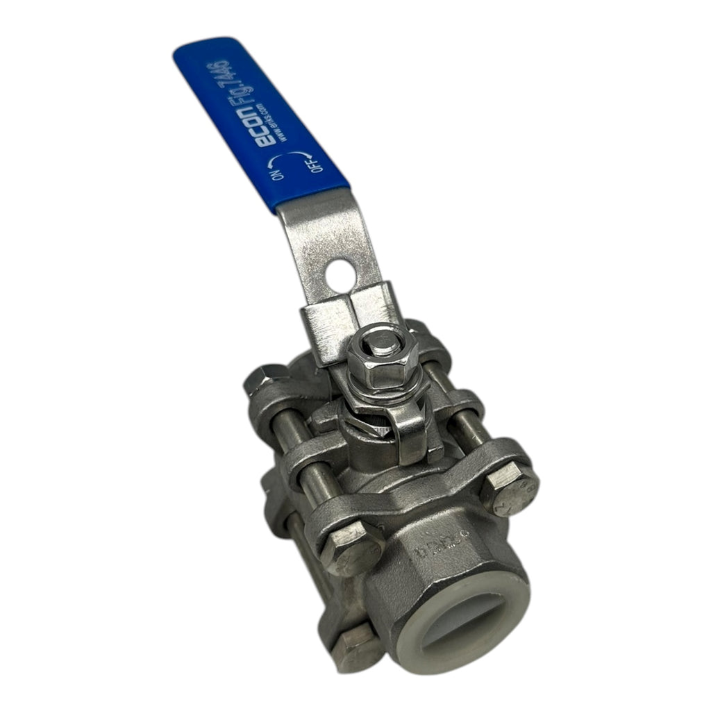 Econ Kugelhahn 3/4” Edelstahl 1.4408 PN63 Fig.7446 3-teilig IG Ventil Industrie