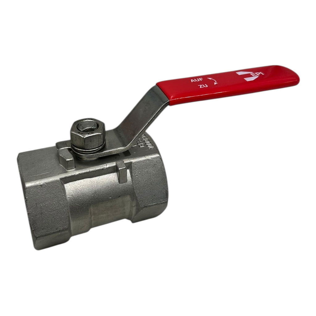 EPI Kugelhahn 1½” CF8M Edelstahl 1000 WOG Volldurchgang Innengewinde