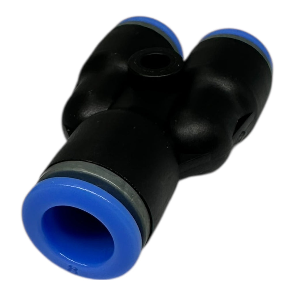 40x Riegler 109856 Y-Steckverbinder Reduzierend 8/6 mm Blau Serie Pneumatik