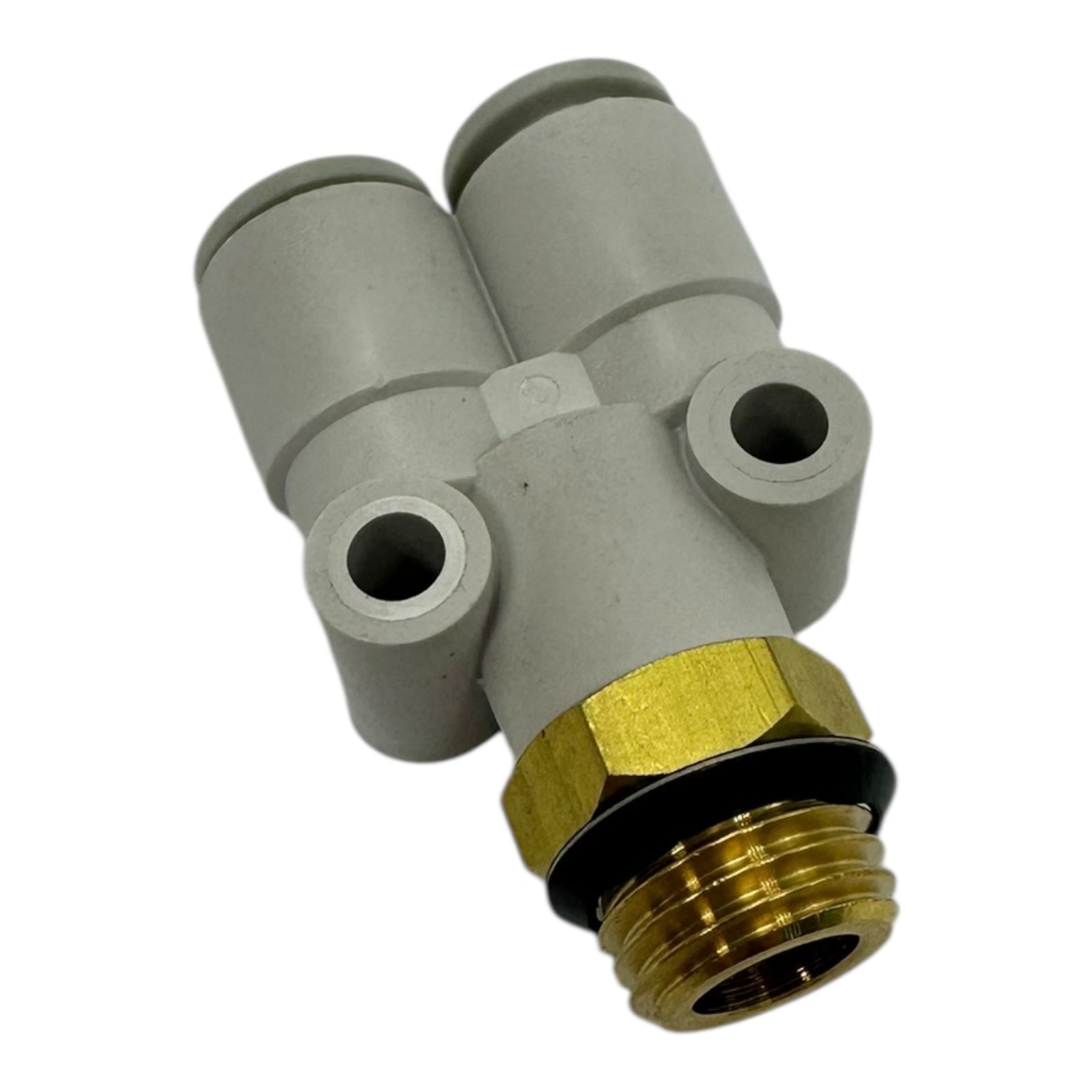 10x SMC KQ2U08-U02A Pneumatik Verteiler 8 mm Push-In auf G1/4 Messinggewinde