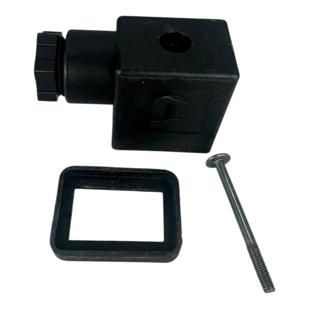 2x ASCO Numatics 131285-002 Ventilstecker DIN 43650A gerade Kabelverschraubung