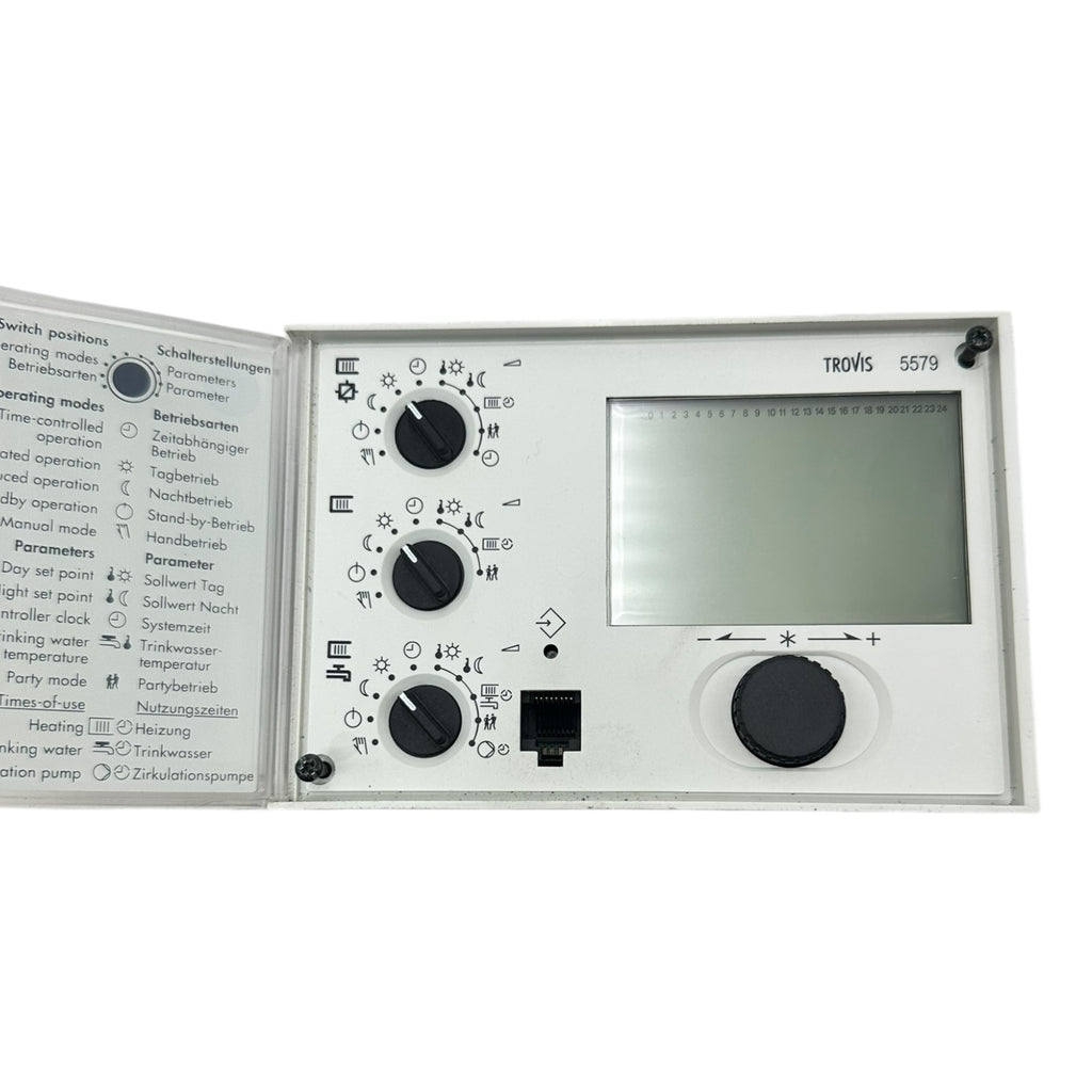 Samson TROVIS 5579-0003 Regler Heizungsregler Displaymodul 230V V2.28