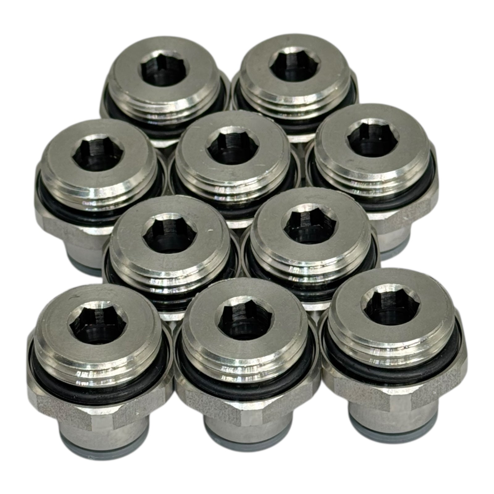 10x Legris 6911 10 21 Einschraubverschraubung 10 mm–R1/2” Pneumatik Fitting
