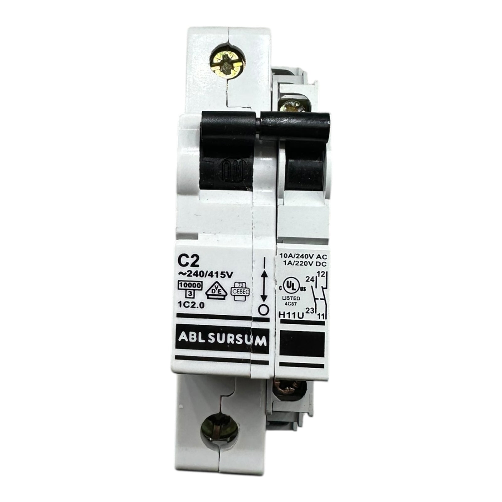 ABL Sursum Leitungsschutzschalter C2 1C2.0 2-polig 240/415V 10kA Sicherung