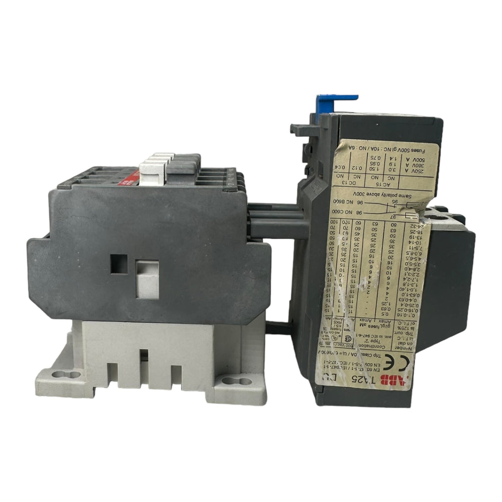 ABB A9-30-10 Schütz 220-240V + ABB TA25 DU 2,4A Überstromauslöser
