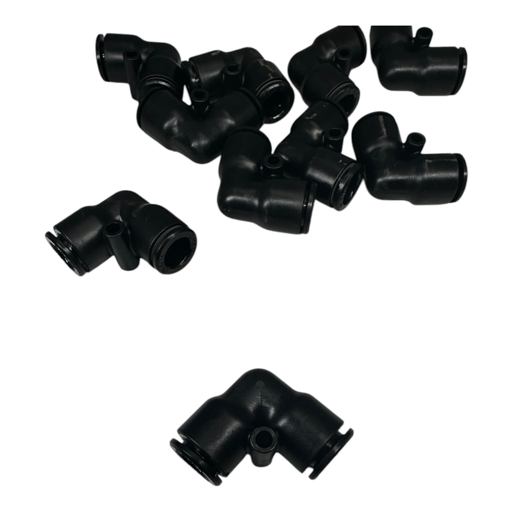 10x Flexion EPV8-FX Steckverbindung POM Winkelstück Verbindungselement, 8mm Rohr