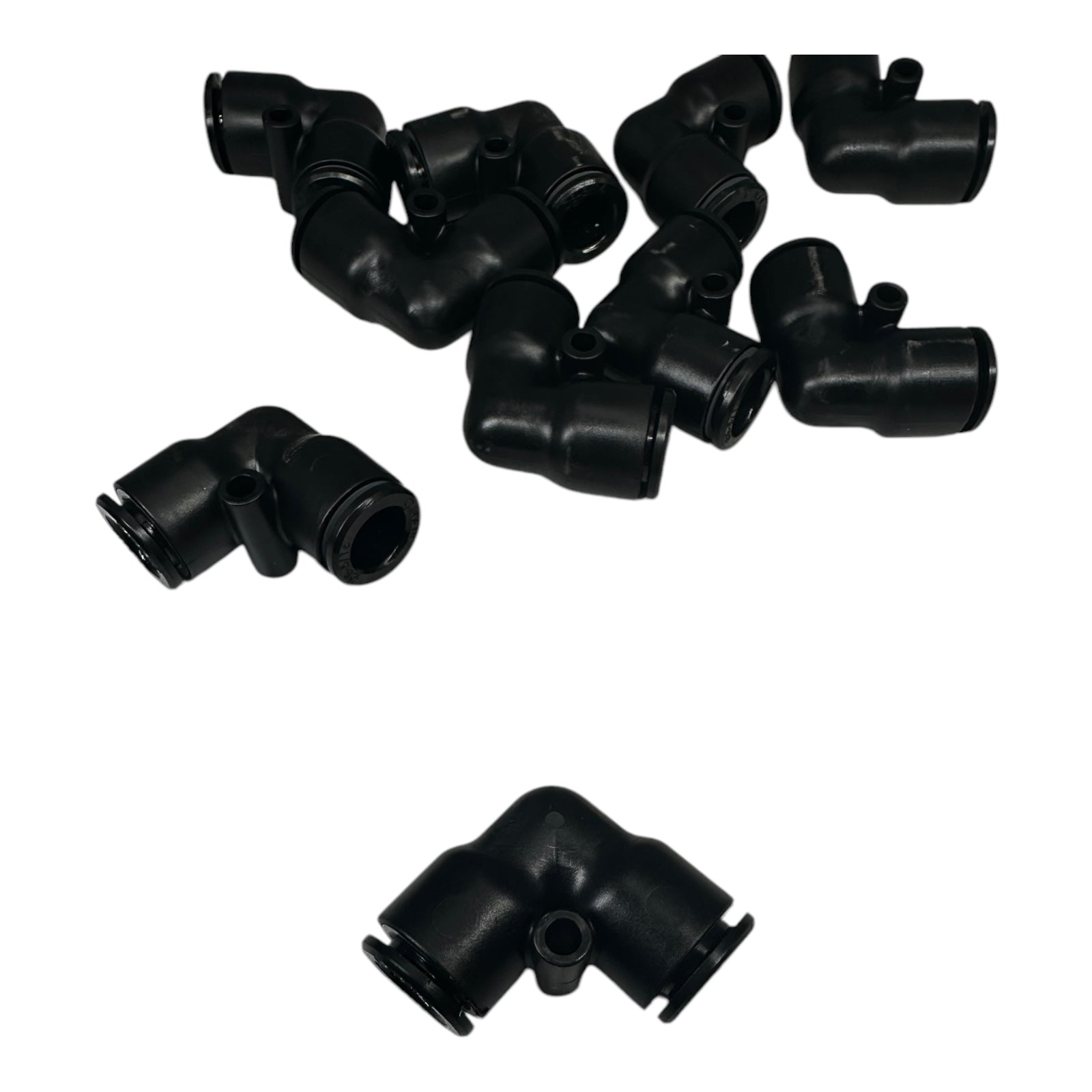 10x Flexion EPV8-FX Steckverbindung POM Winkelstück Verbindungselement, 8mm Rohr