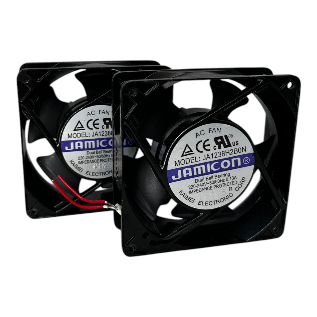 2x JAMICON JA1238H2BON Lüfter Cooling Fan 220/240V 0.13A