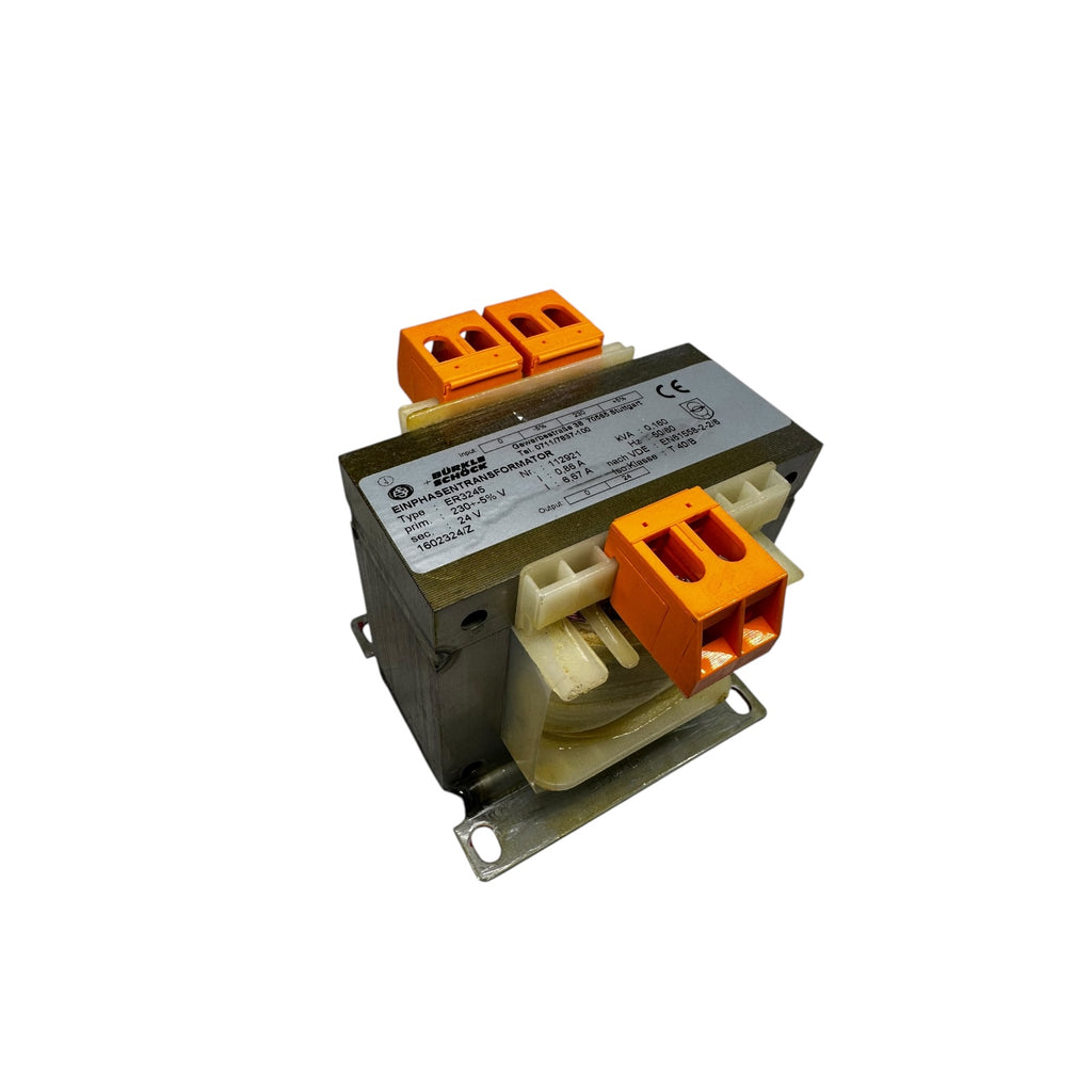 Bürkle + Schöck ER3245 Transformator / Trafo 0,160KVA PRI 230+5% 0,86A / 24V