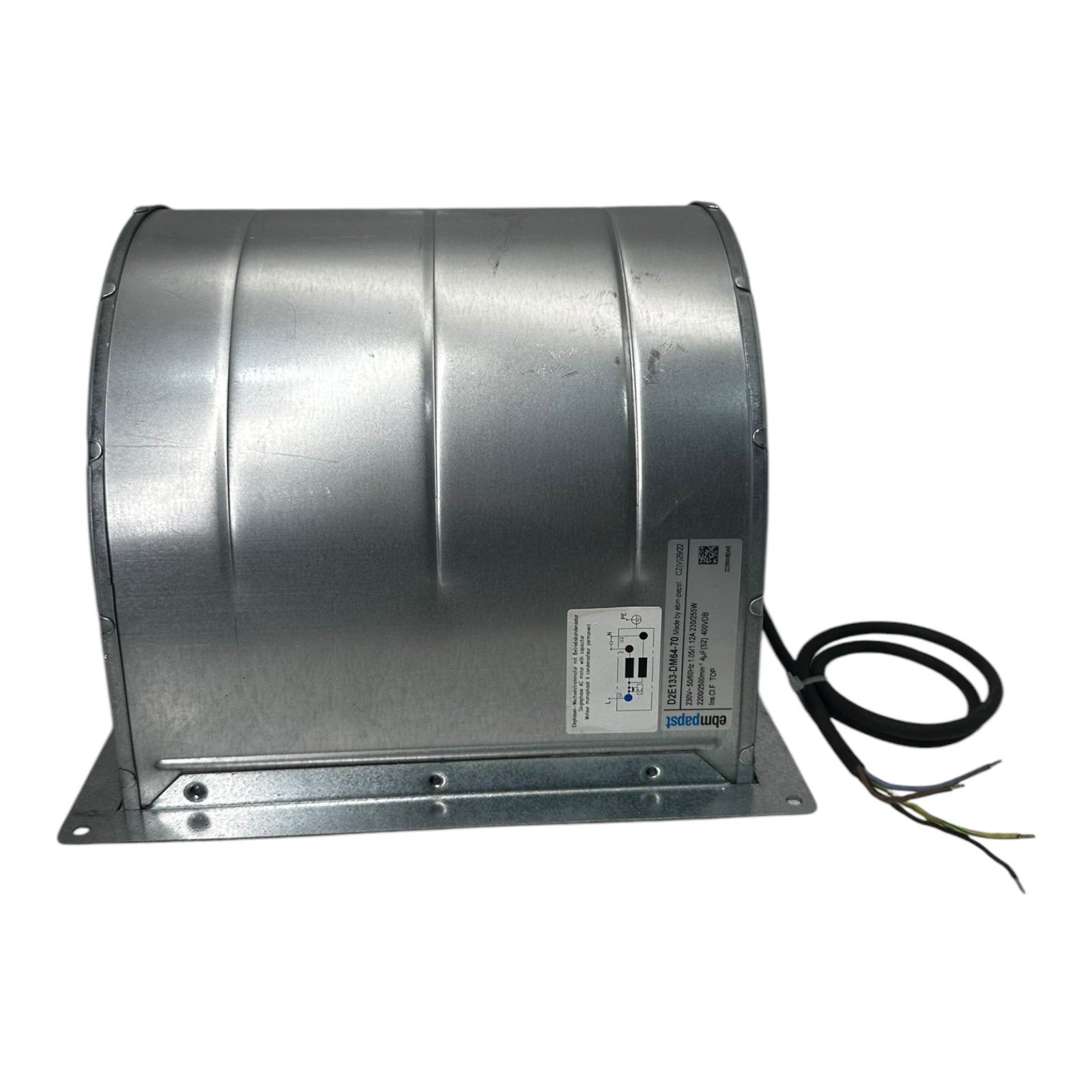 ebm-papst D2E133-DM64-70 Radiallüfter 230V 255W 2500U/min mit kondensator