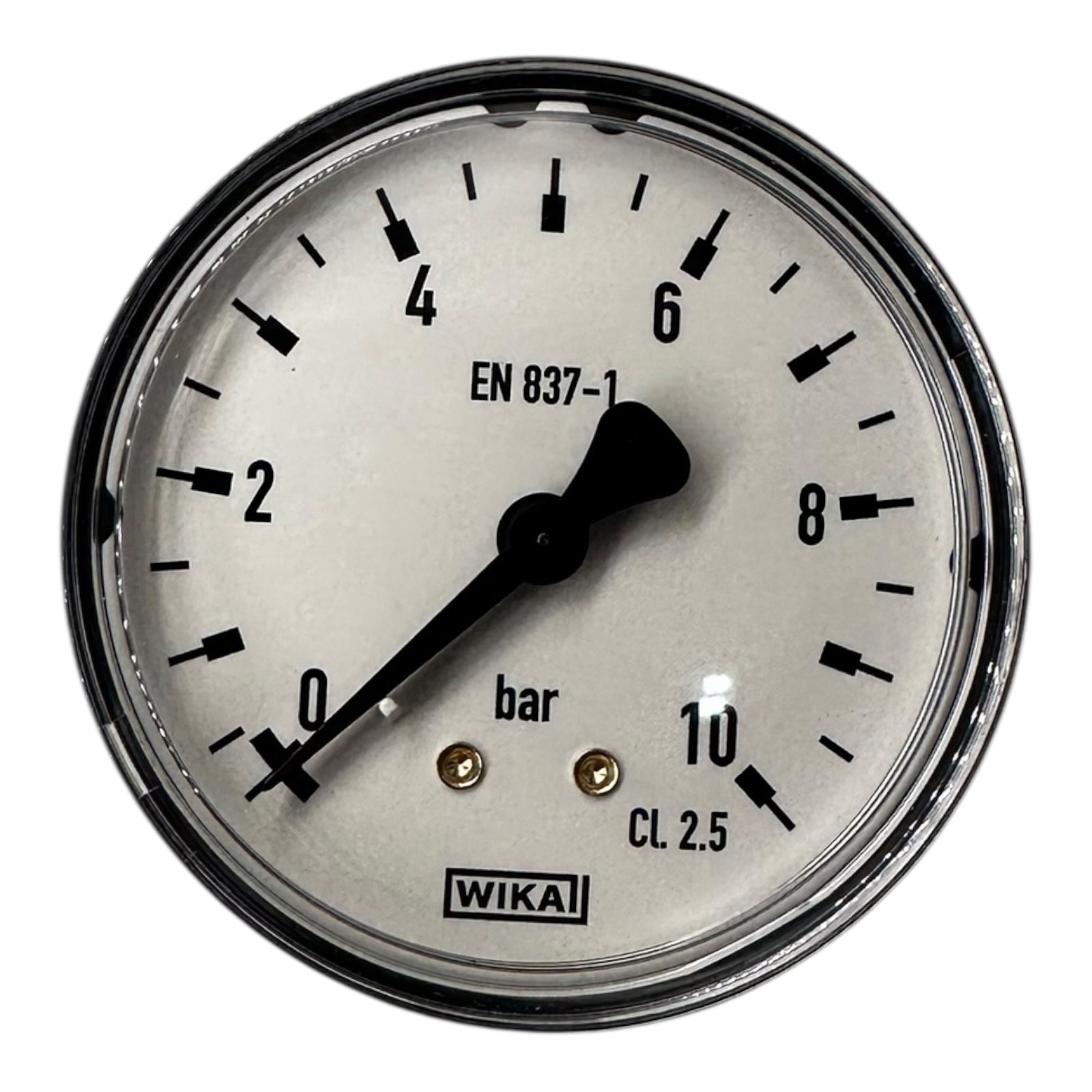WIKA EN837-1 Manometer 0–10bar CL2.5 Druckmessgerät G1/4” anschluss hinten