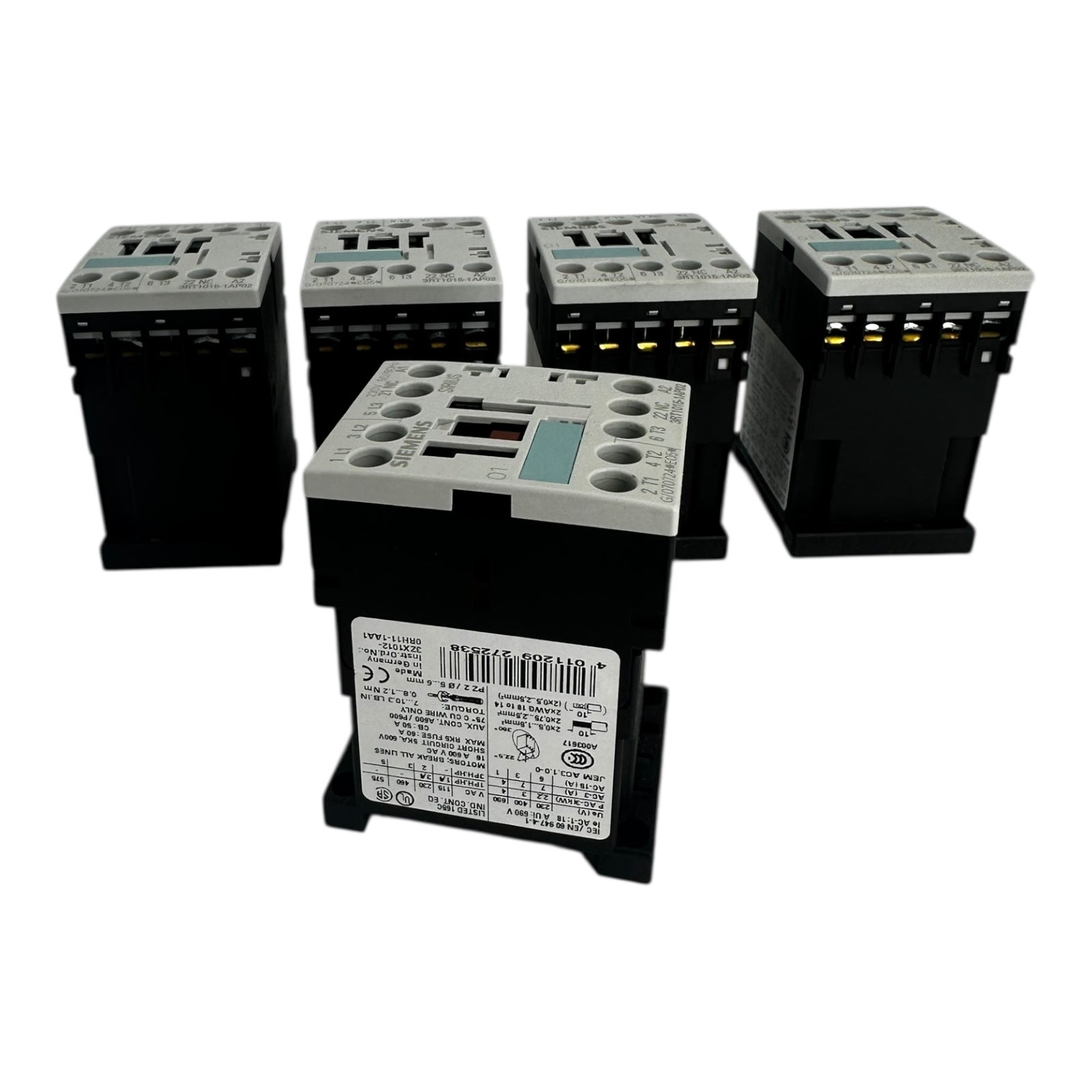 5x Siemens 3RT1015-1AP02 Schütz 230V Schaltkontakt Relais SIRIUS