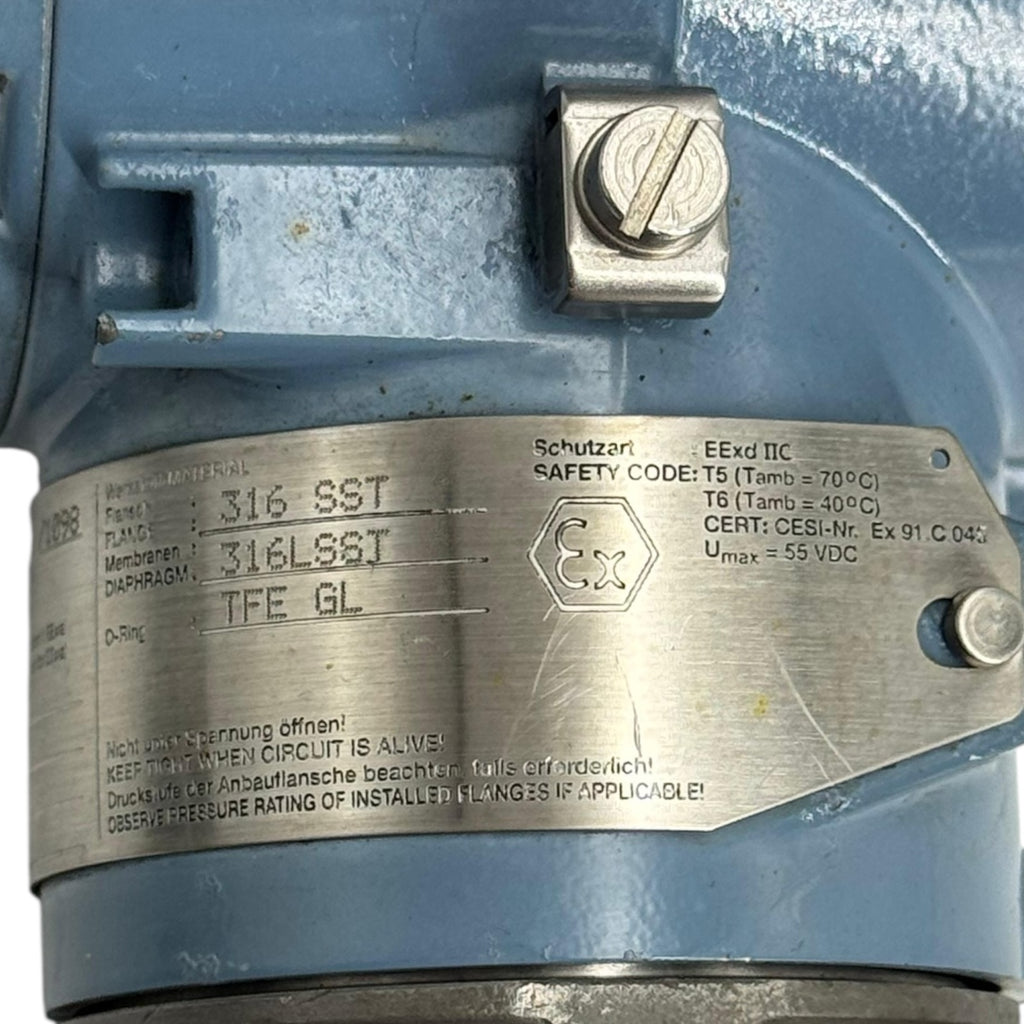 Rosemount PT33210 3051 Drucktransmitter 925607 Sensor 0m/bar-138bar digital