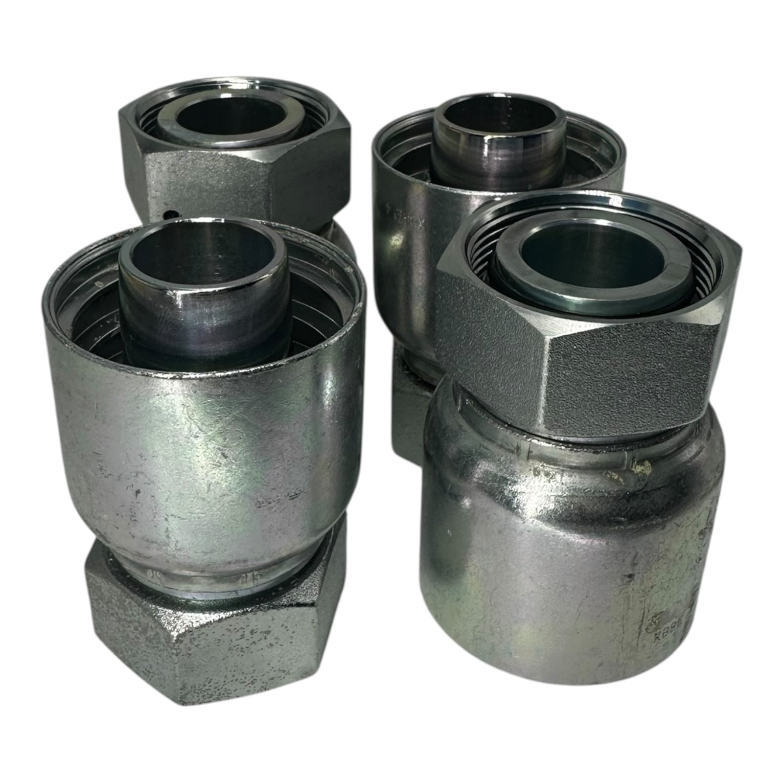 4x Parker 1CA43-35-20 HD-Schlaucharmatur DKOL DN32 Hydraulikanschluss
