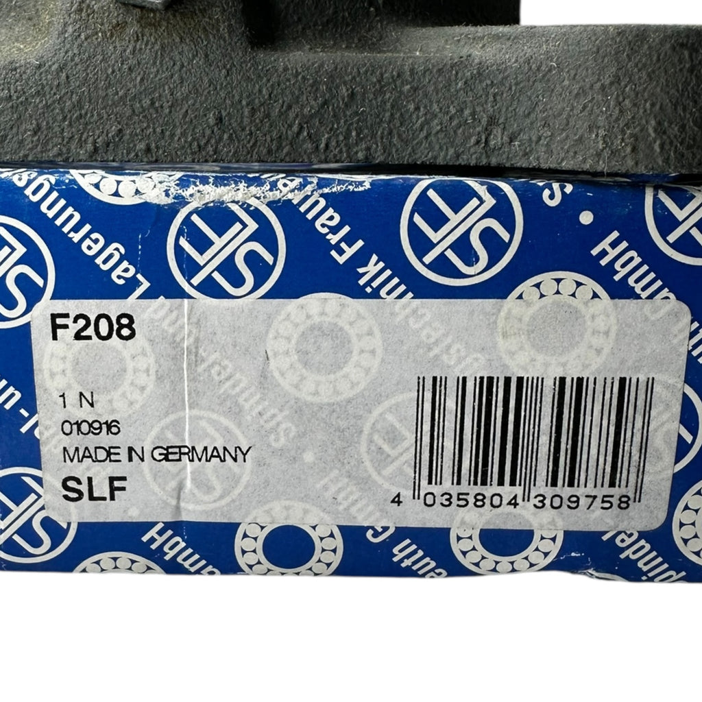 SLF F208 Flanschlagergehäuse Guss 4-Loch Stehlagergehäuse Made in Germany