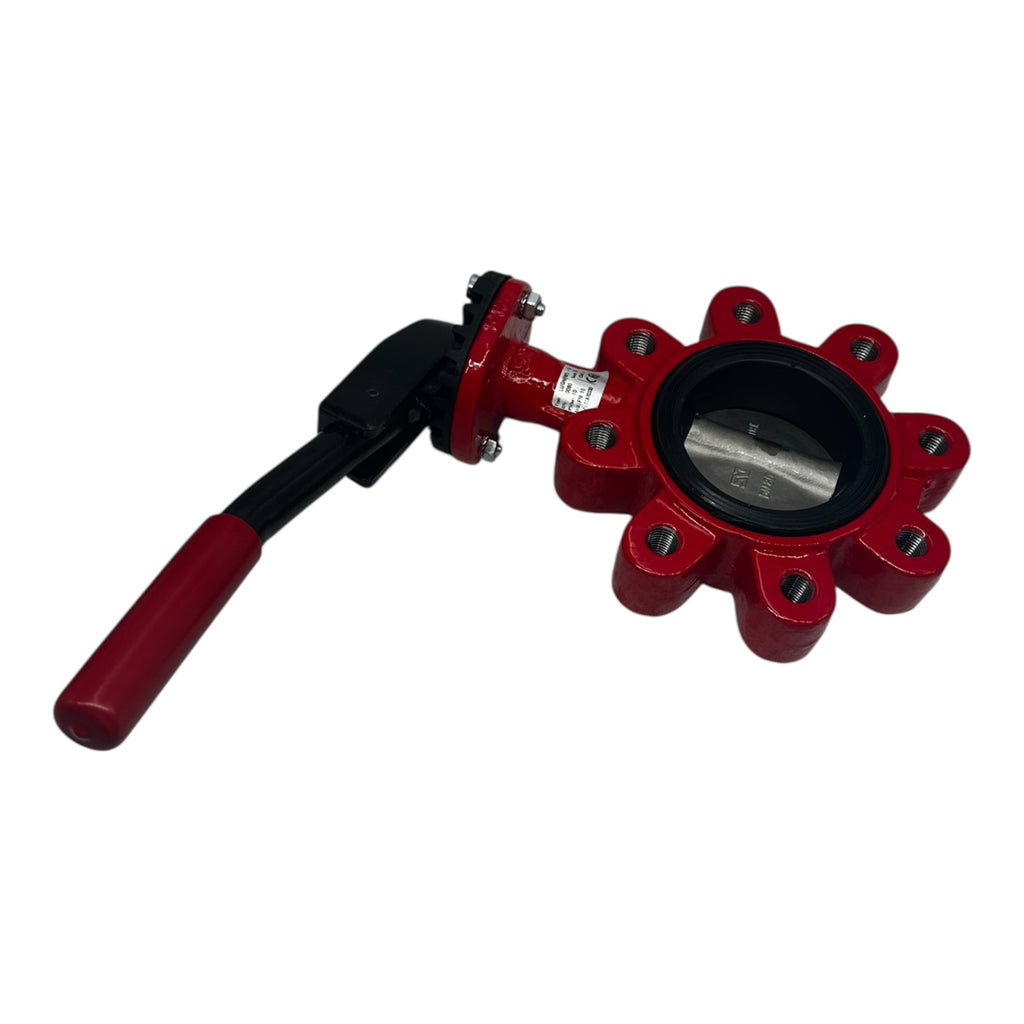 LUGN(W)-5 Absperrklappe DN80 PN10 Handhebel Klappe Sitz E Anflanschklappe EDPM
