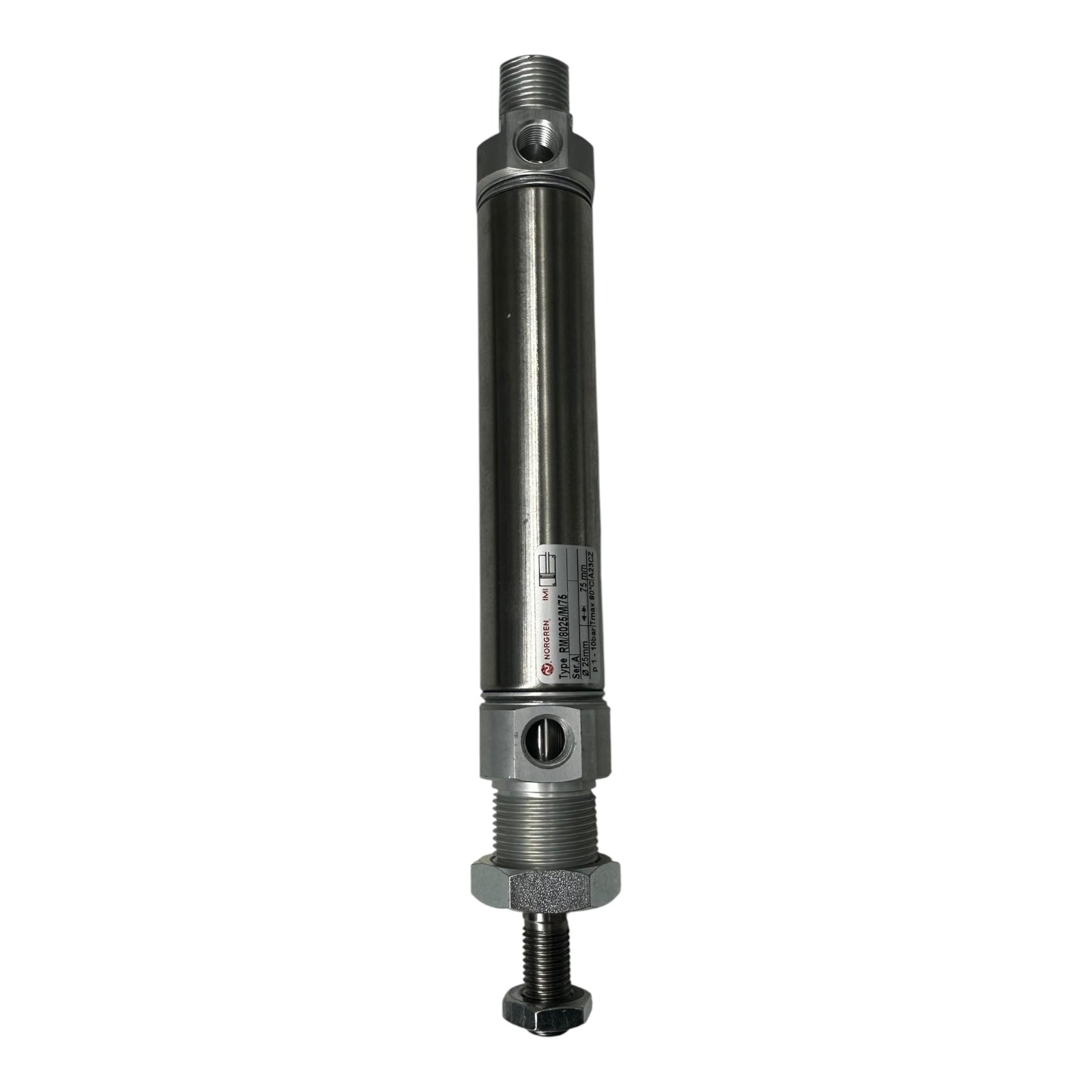 Norgren RM/8025/M/75 Pneumatikzylinder Ø25mm Hub 75mm 1-10bar Edelstahl