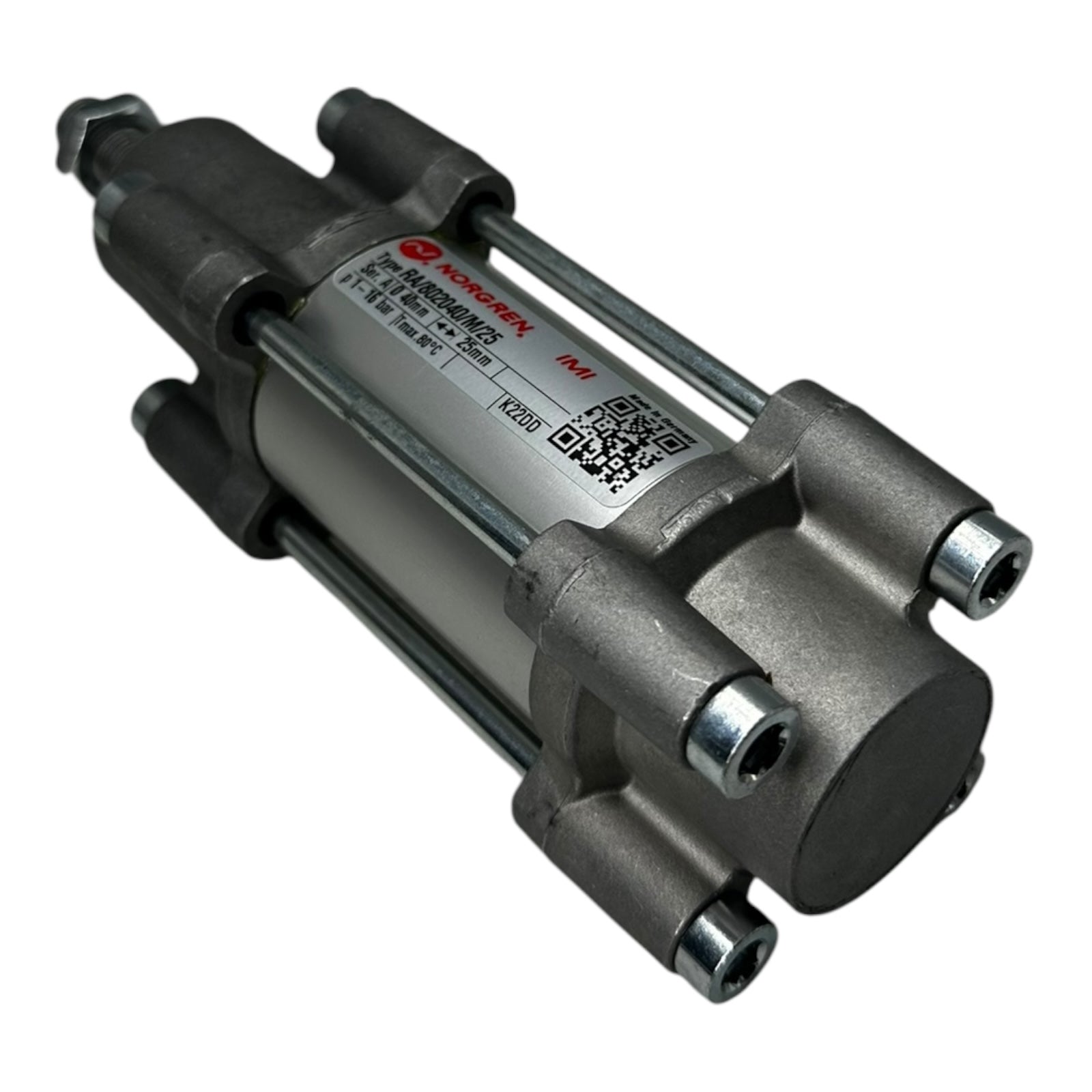 Norgren RA/802040/M/25 Pneumatikzylinder Ø40mm Hub 25mm 1–16bar
