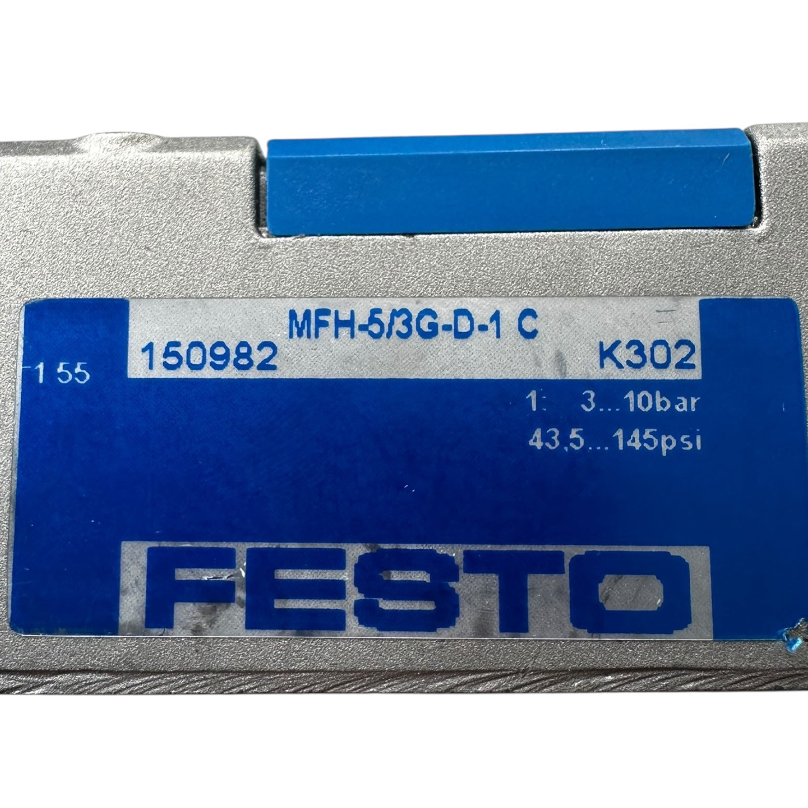 Festo MFH-5/3G-D-1-C Magnetventil 150982 5/3-Wege Pneumatikventil 3–10bar