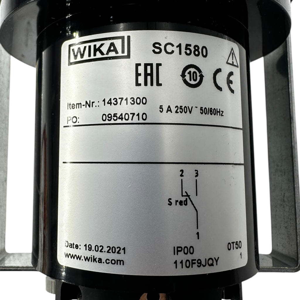 WIKA SC1580 Temperaturregler 14371300 0-150°C Thermostat 250V 5A Fühler
