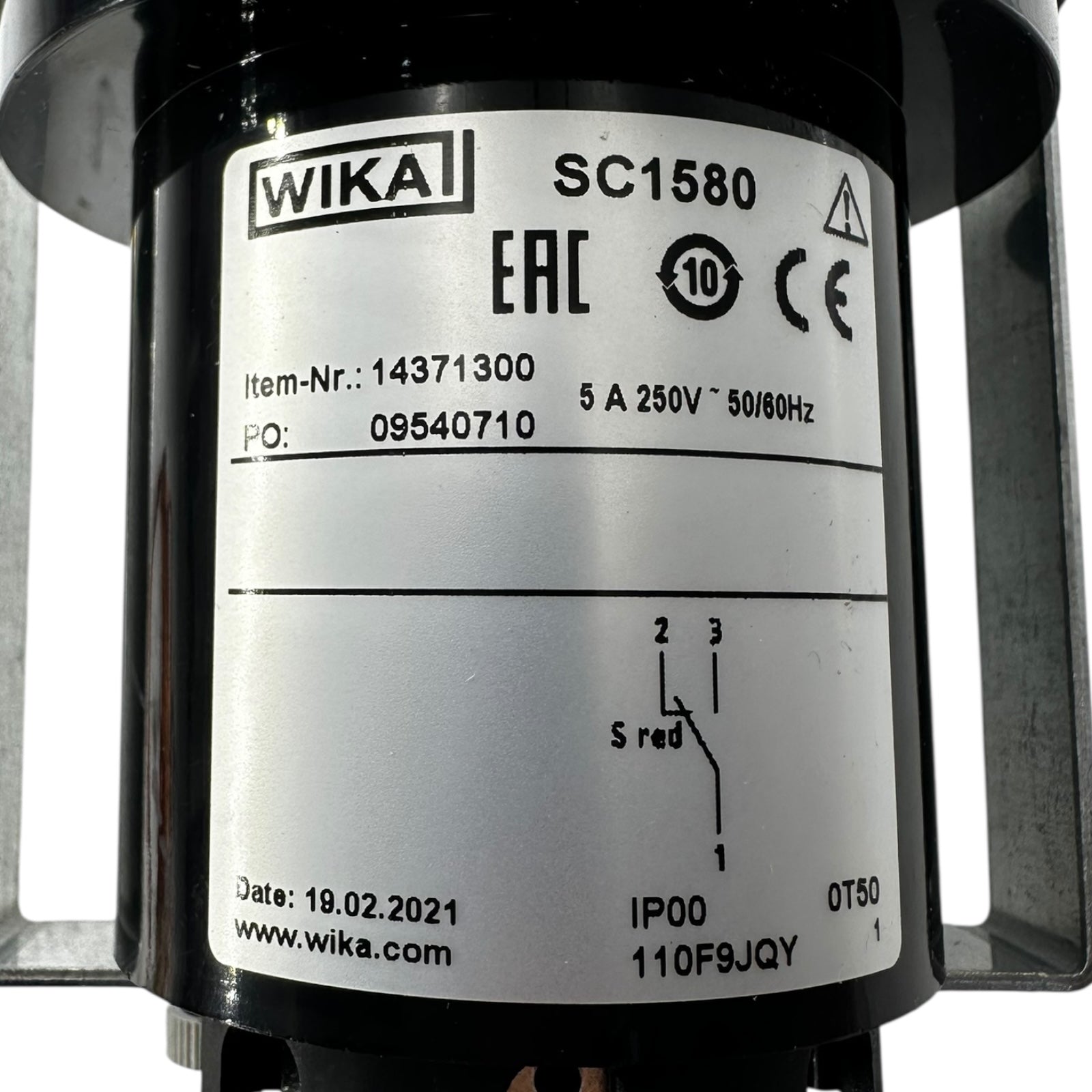 WIKA SC1580 Temperaturregler 14371300 0-150°C Thermostat 250V 5A Fühler