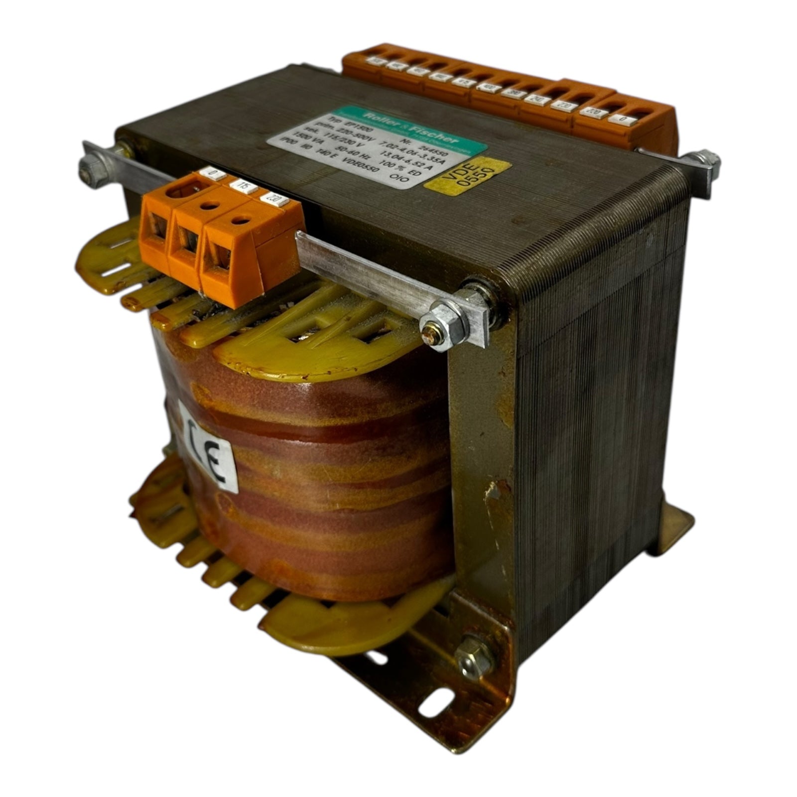 Roller & Fischer EP1500 Transformator 220–500V / 115–230V 1500VA
