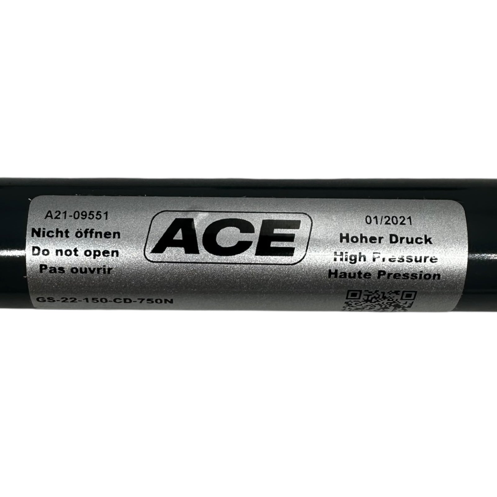 2x ACE Gasfeder GS-22-150-CD-750N 750N 22/150 mm Hochdruckdämpfer