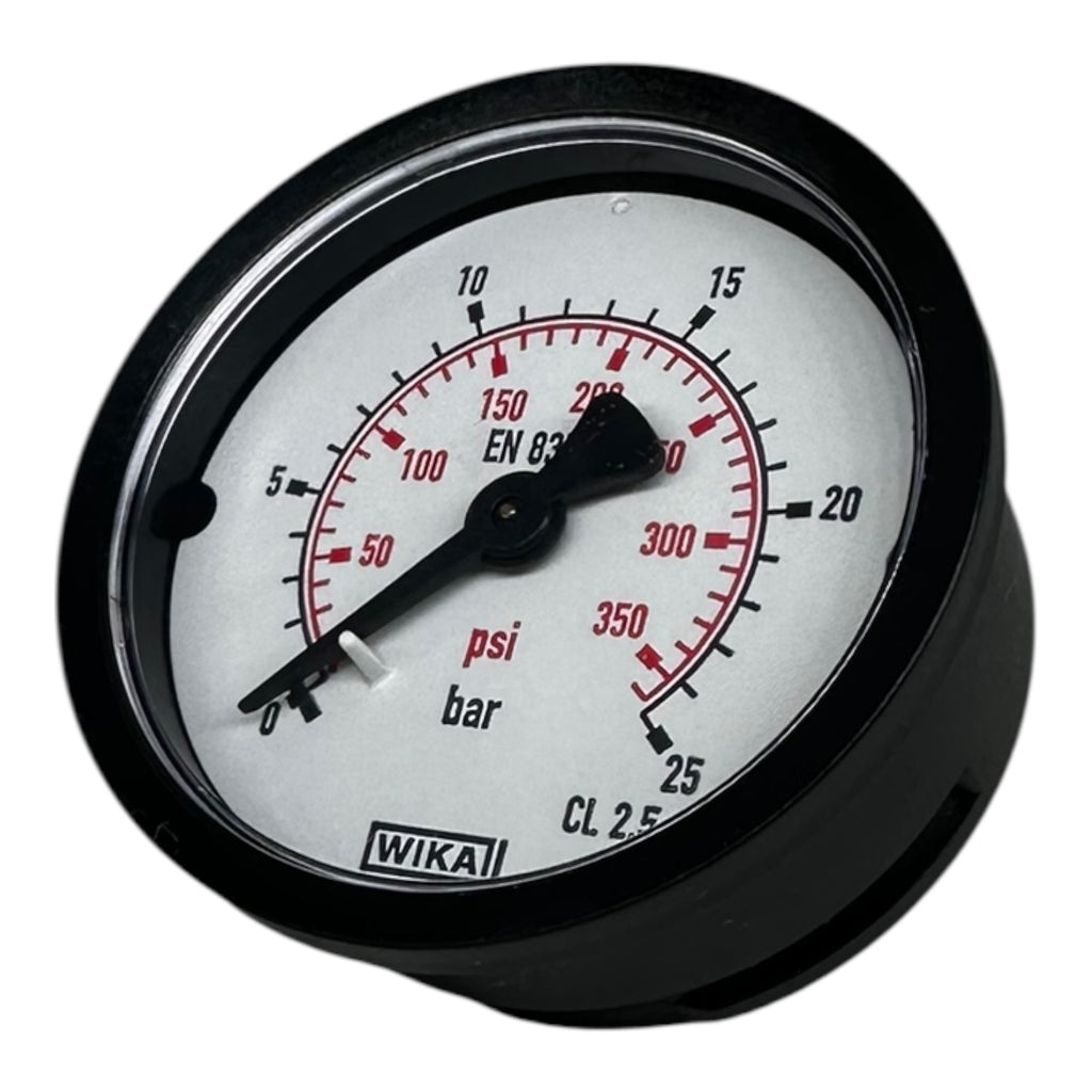 WIKA Manometer EN 837-1 0–25 bar 0–350 psi Druckmesser Ø63mm CL 2.5 neu
