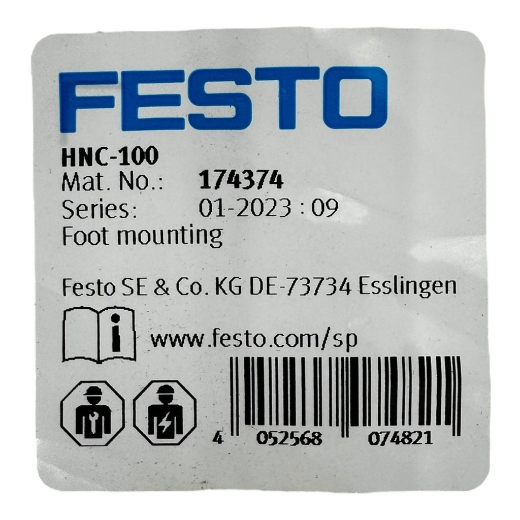 Festo HNC-100 174374 Fußbefestigung Zylinderhalterung Pneumatik Montagekit