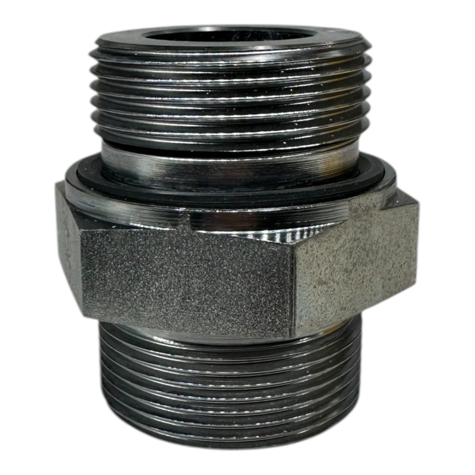 4x Parker Ermeto GE30SREDOMDCF Hydraulik Adapter ToughShield Plus Außengewinde