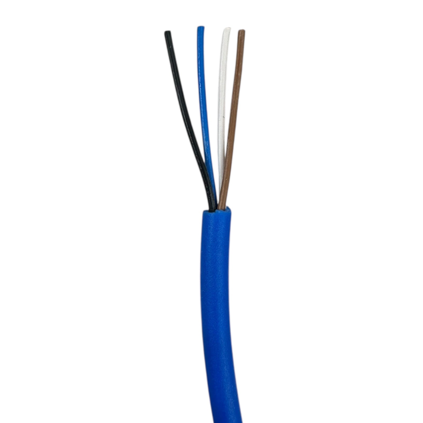 2x Pepperl+Fuchs V1-G-N4-5M-PUR Anschlusskabel M12 Sensorleitung 5m blau neu
