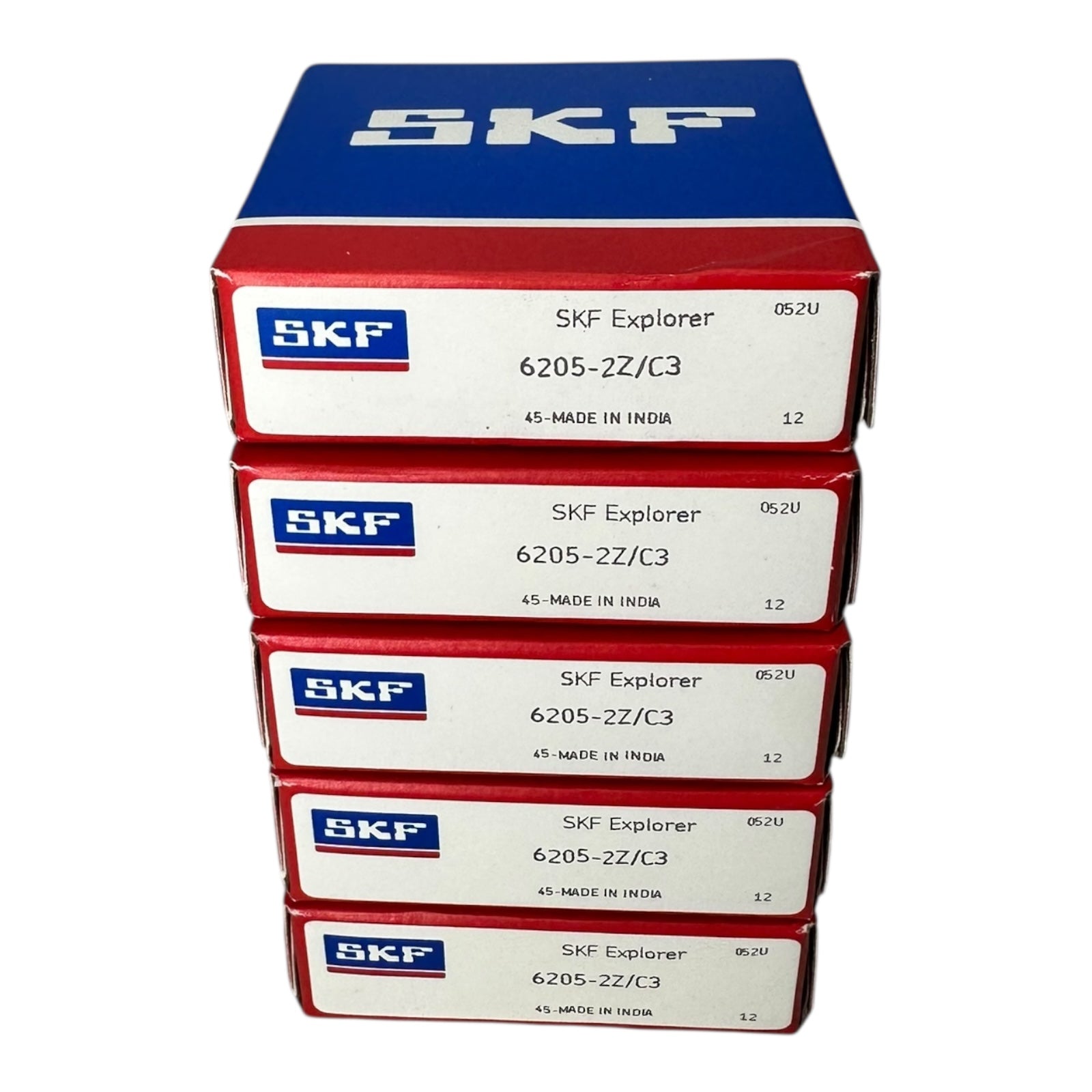 5x SKF Explorer 6205-2Z/C3  Explorer 6205-2Z/C3 Rillenkugellager 25x52x15 mm Kugellager NEU