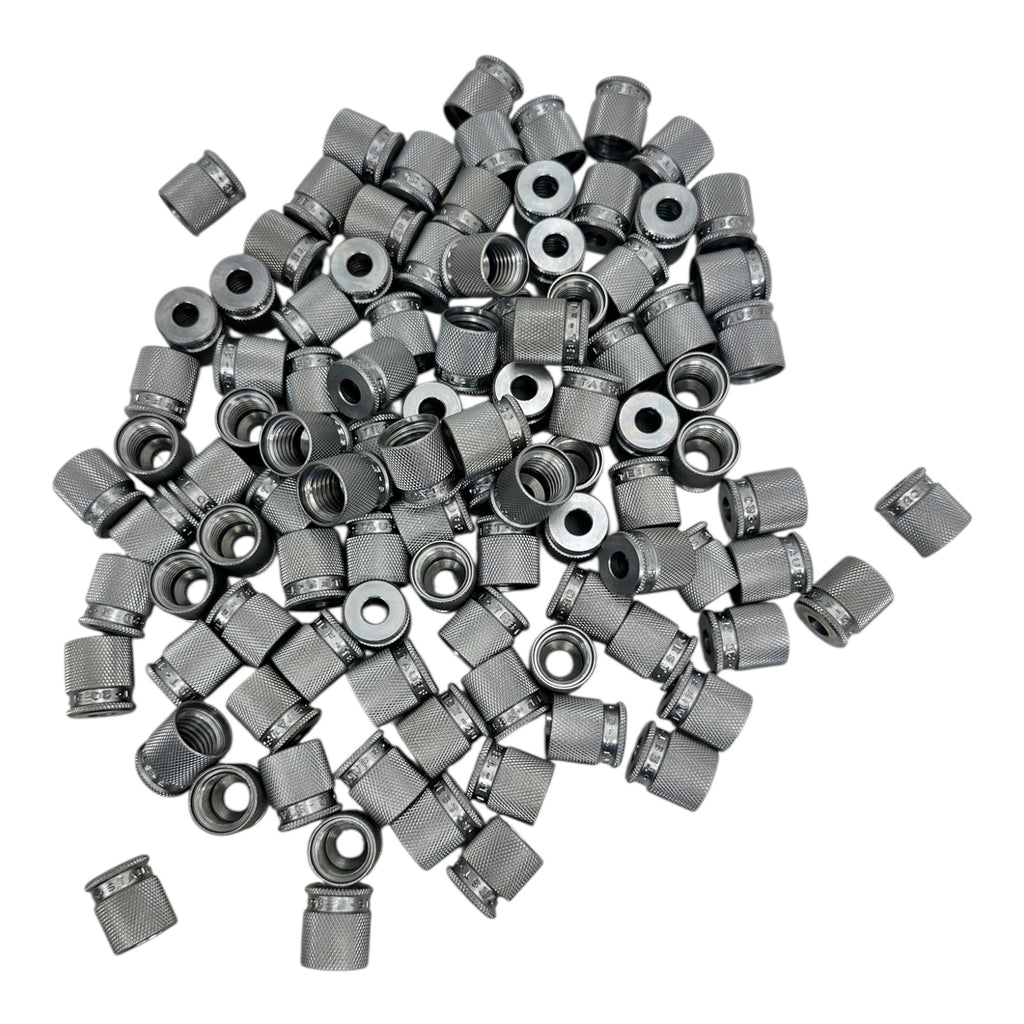 100x Stauff MUR-HE-20-C-W3 Schutzkappe Edelstahl Hydraulik Kupplungskappe NEU