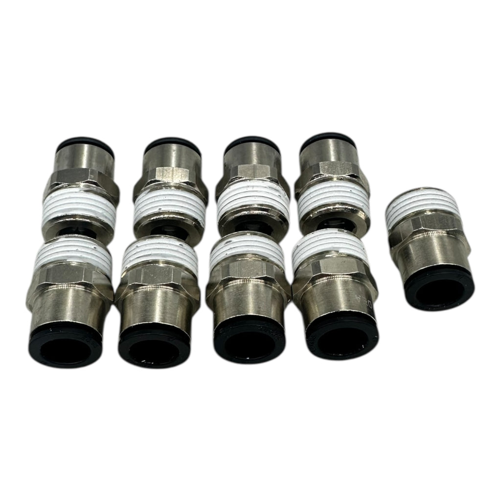 9x Legris 31751221 Steckanschluss gerade G3/8 – Ø12 mm Pneumatikanschluss NEU