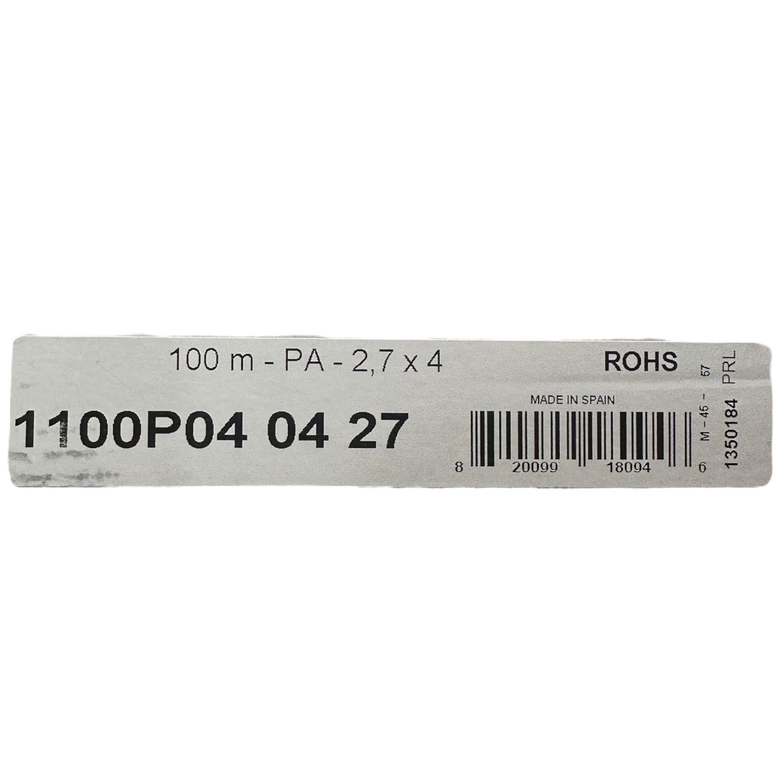 2x Parker Legris PA Schlauch 1100P04 04 27 2,7×4mm Blau 100m Polyamid Pneumatik