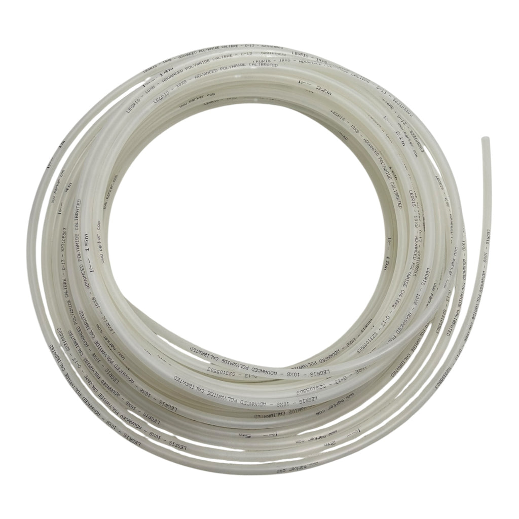 2x Parker Legris 1025P10 00 Polyamid-Schlauch 10x8mm Klar 25m Nylon Tubing