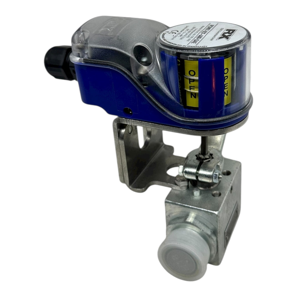 Böhmer Kugelhahn DN16 PN400 S355J2C-C mit RX IP2M01 Stellungsanzeige neu
