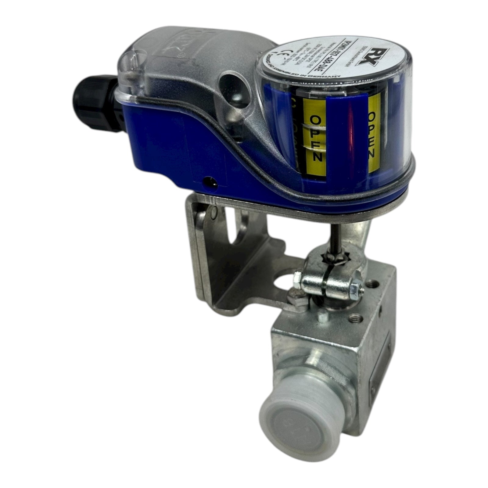 Böhmer Kugelhahn DN16 PN400 S355J2C-C mit RX IP2M01 Stellungsanzeige neu