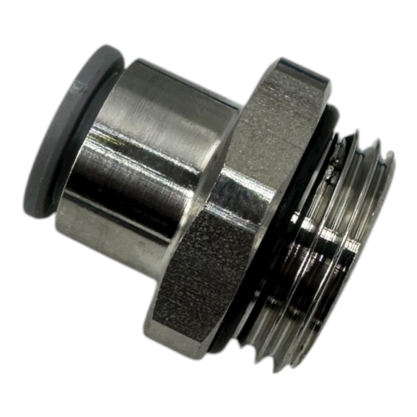 10x Parker Legris 69111021 Steckanschluss G1/4” Edelstahl Pneumatikfitting