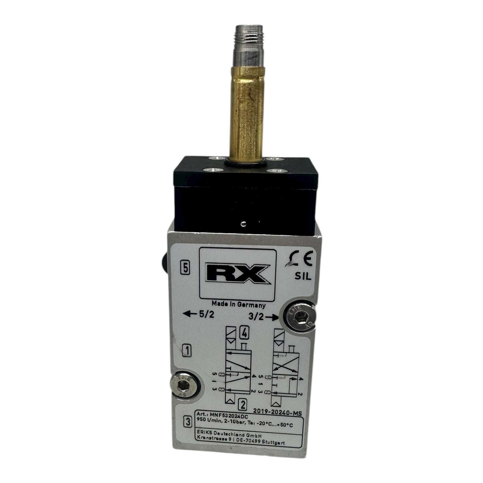 RX Pneumatikventil MNF5S20240DC 5/2-Wege Ventil 950 l/min 2–10 bar Neu