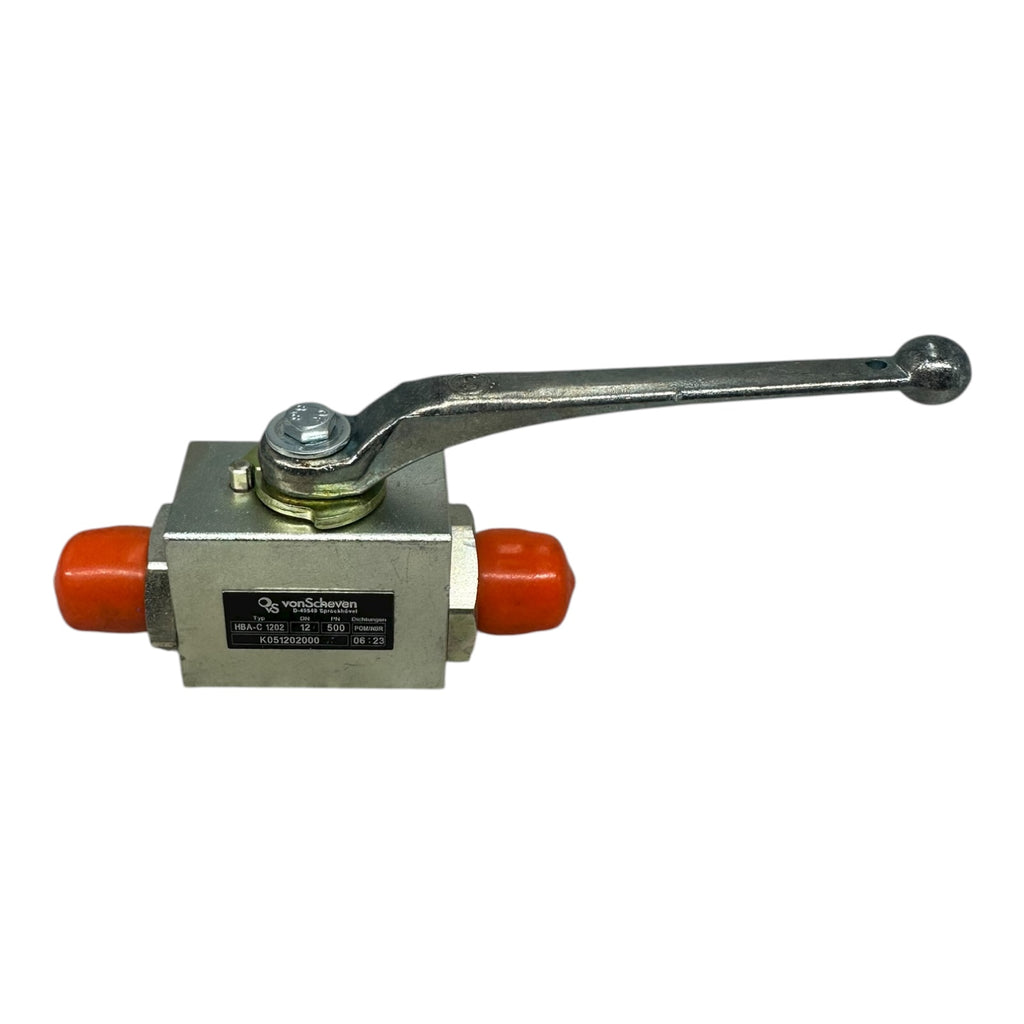 vonScheven HBA-C 1202 Kugelhahn DN12 PN500 Hydraulikventil POM/NBR 06/23