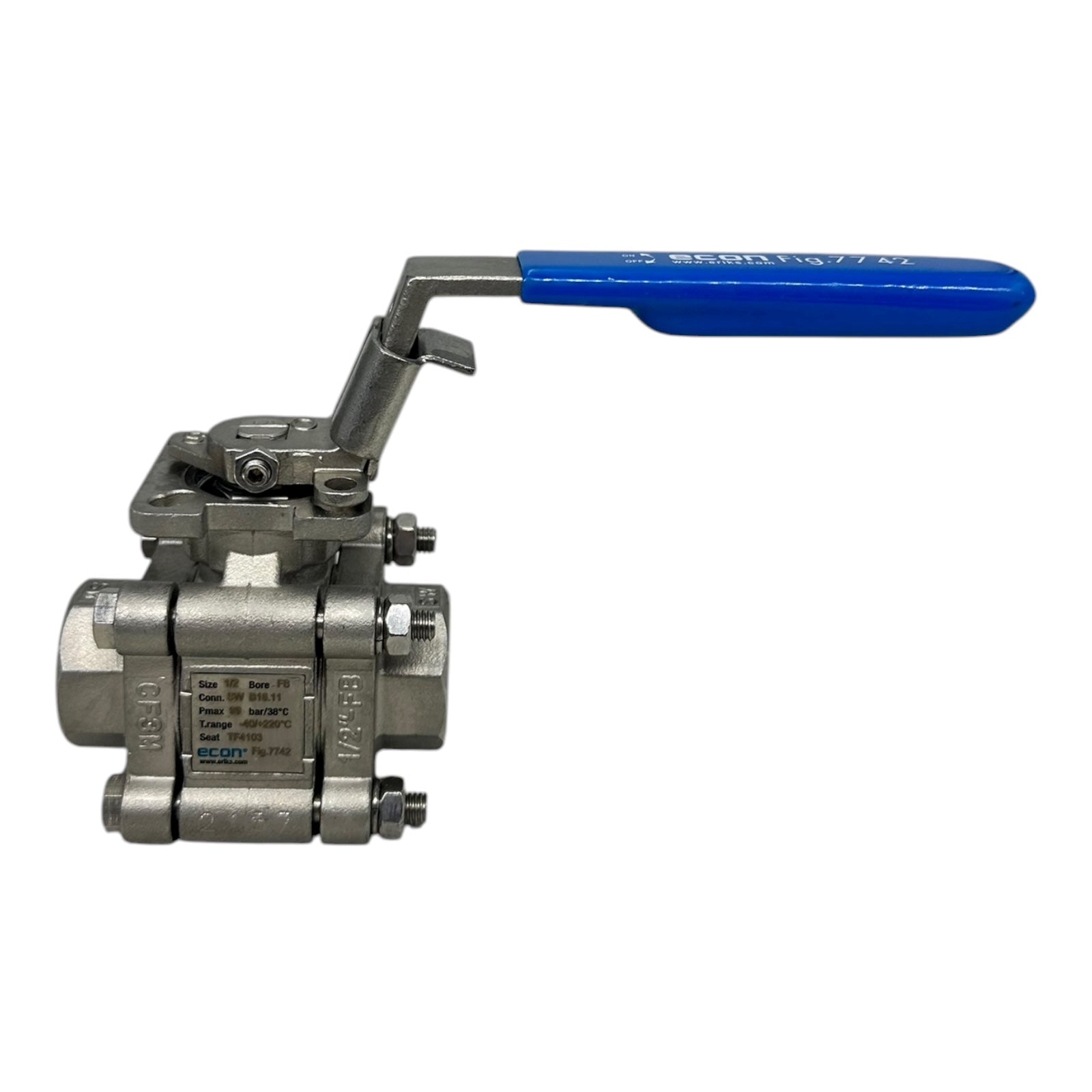 Econ Kugelhahn Fig.7742 1/2” Edelstahl CF8M PN99 Class 600 B16.11 Ventil