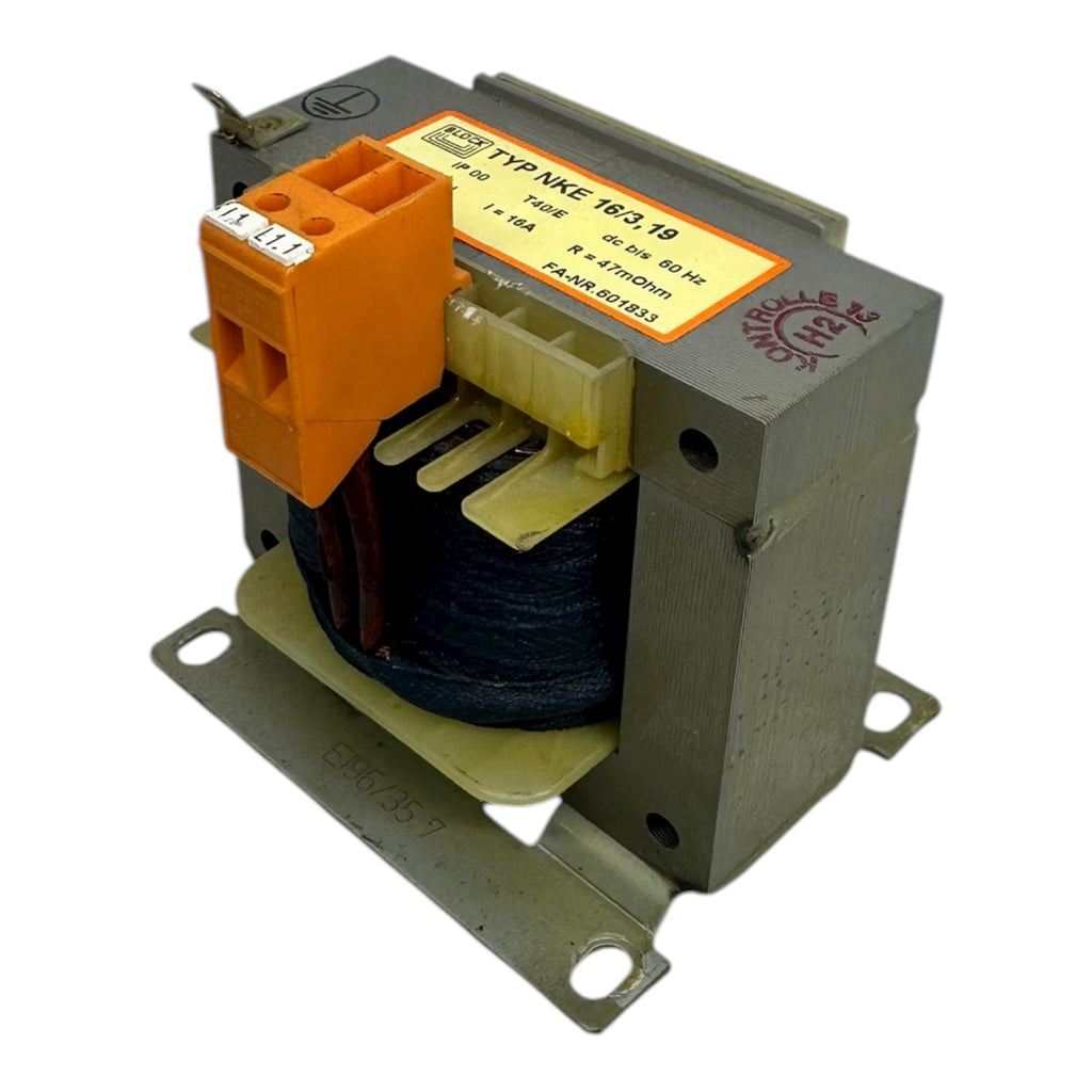 BLOCK NKE 16/3,19 Drosselspule 3,19 mH 16A 47 mΩ IP00 T40/E Trafo Spule