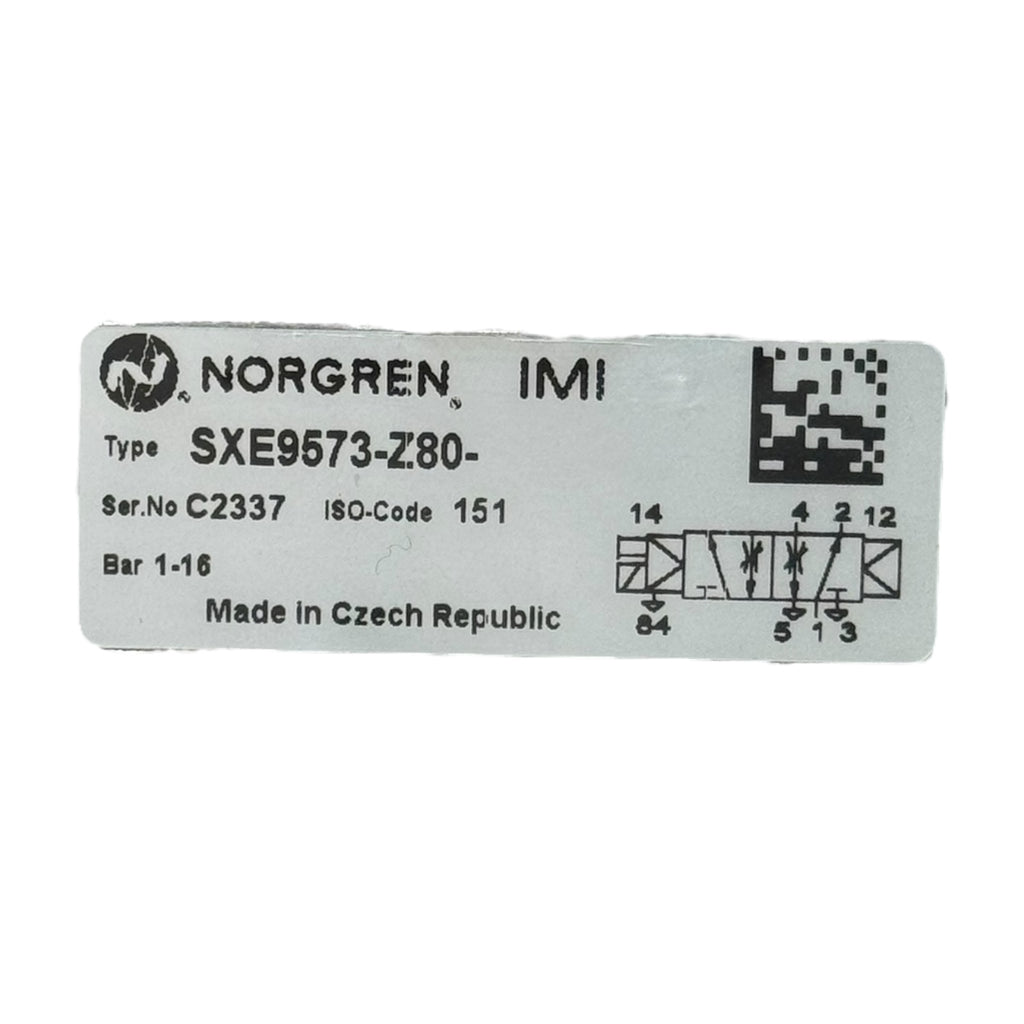 Norgren IMI SXE9573-Z80 Pneumatikventil 5/2-Wege Magnetventil 1–16bar