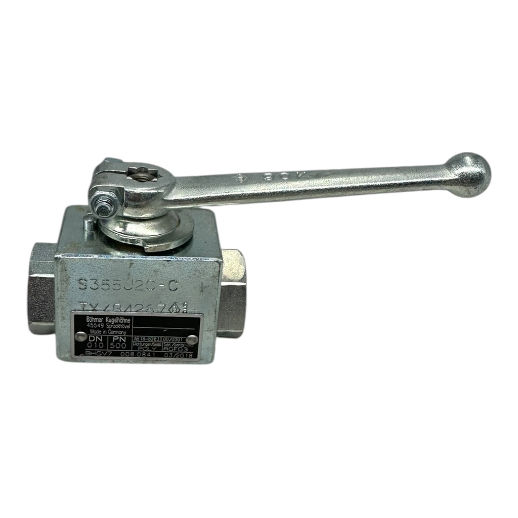 Böhmer Kugelhahn DN10 PN500 BHGV7 AB18-82833.00/0001 Hydraulik