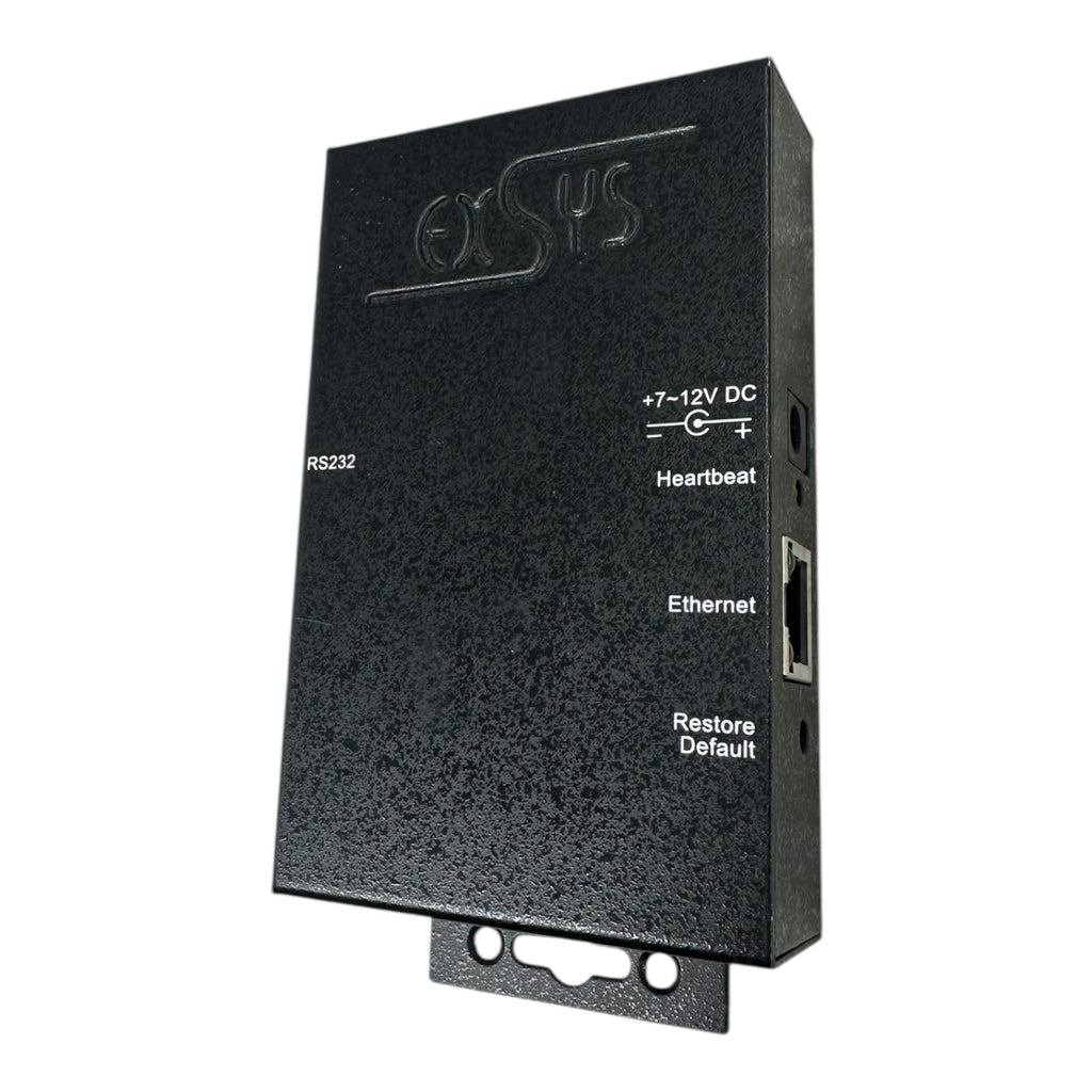 ExSYS RS232 zu Ethernet Adapter Industrie Konverter 7–12V DC gebraucht
