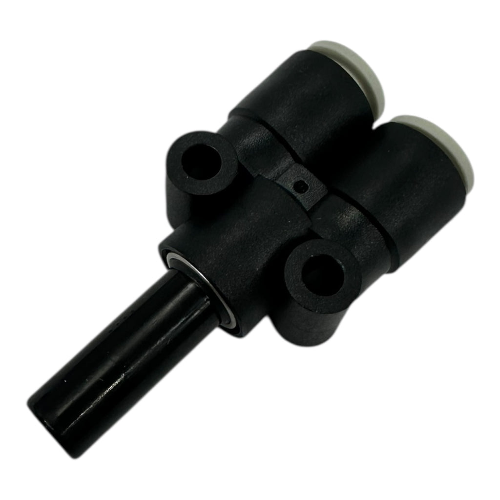 10x SMC KQ2U08-99A-X35 Pneumatik Y-Verbinder 8 mm Push-In Steckfitting