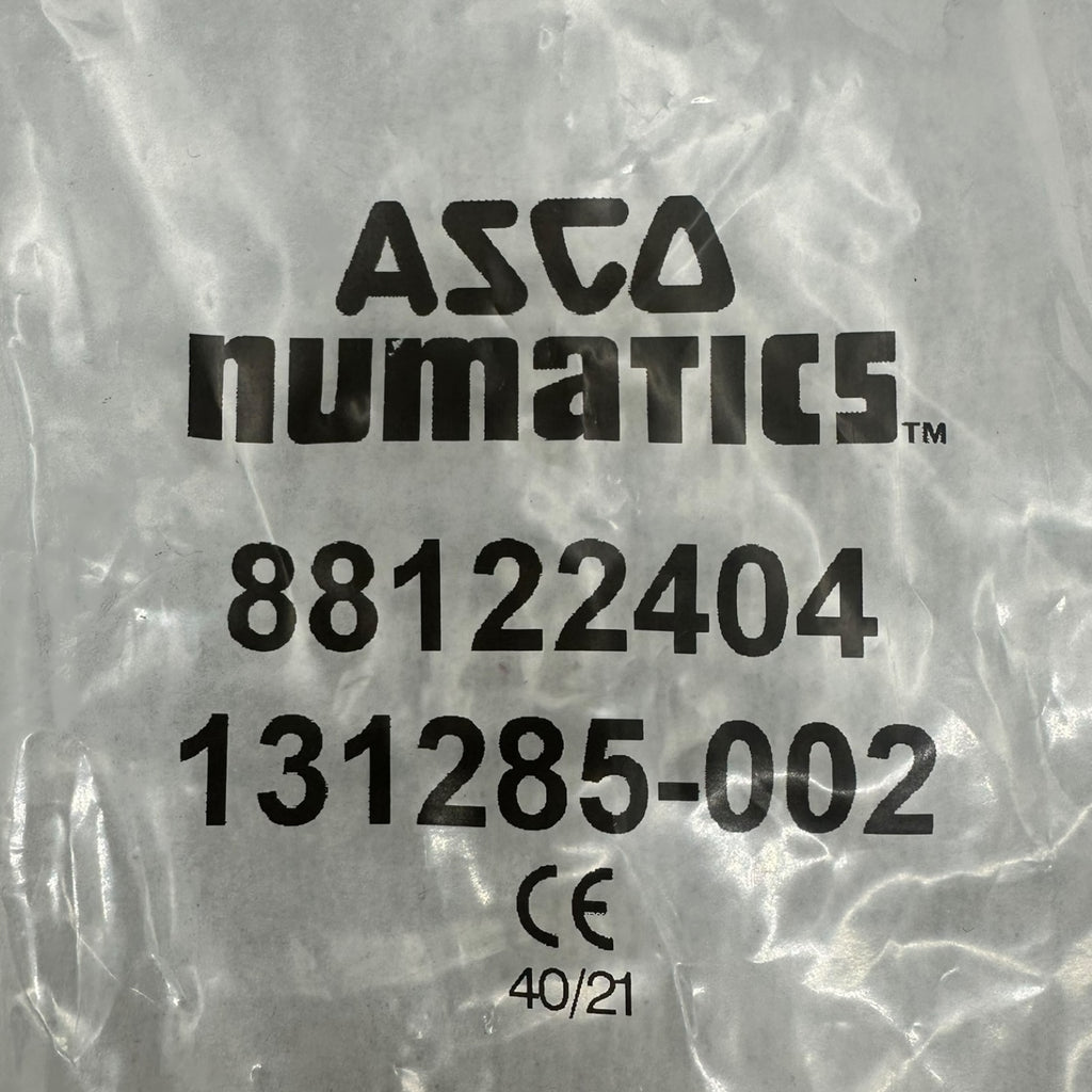 2x ASCO Numatics 131285-002 Ventilstecker DIN 43650A gerade Kabelverschraubung