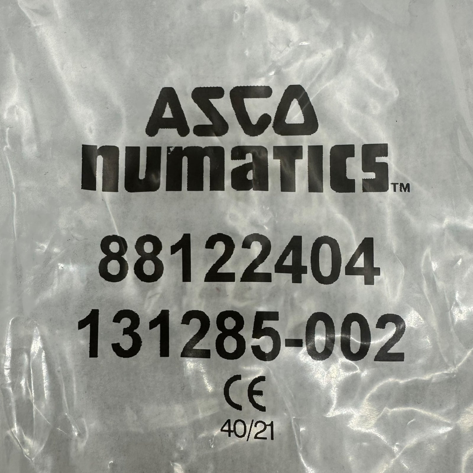 2x ASCO Numatics 131285-002 Ventilstecker DIN 43650A gerade Kabelverschraubung