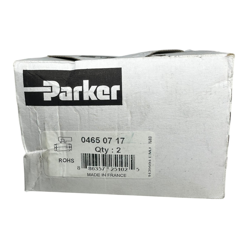 2x Parker 04650717 Kugelhahn 1/4” Edelstahl Rückschlagventil Set 2 Stück